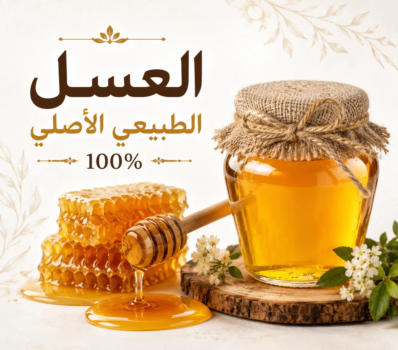 العسل الطبيعي الأصلي