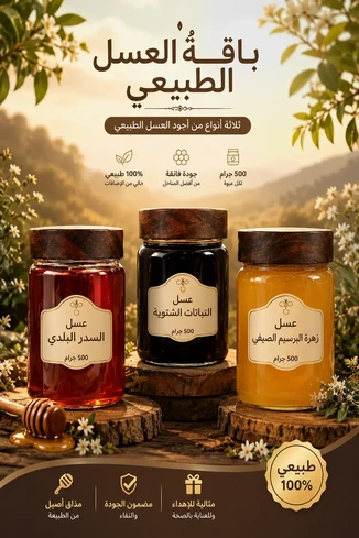 باقة العسل الطبيعي